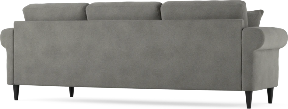 Eden - 3-sits soffa svängd - Grå