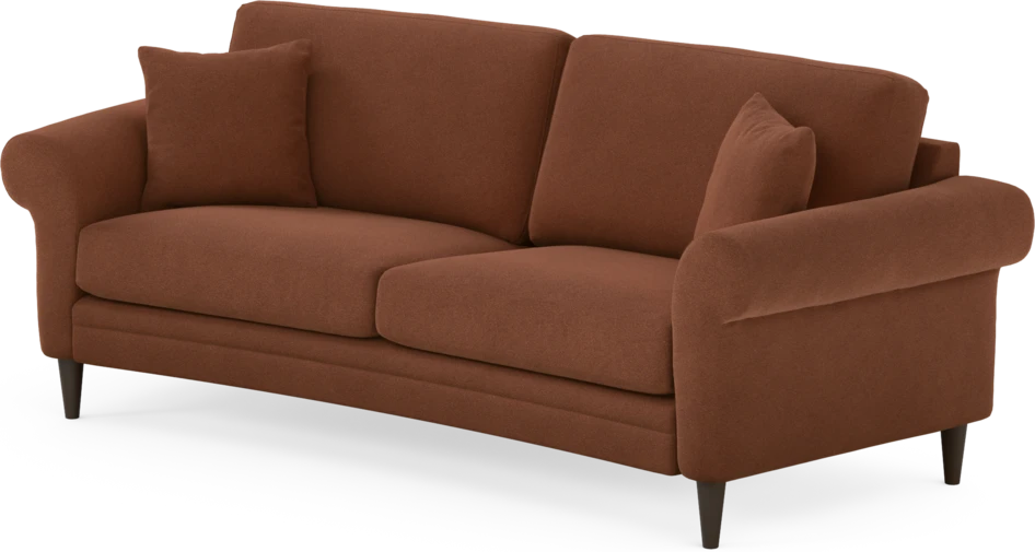 Eden - 2,5-sits soffa svängd - Orange