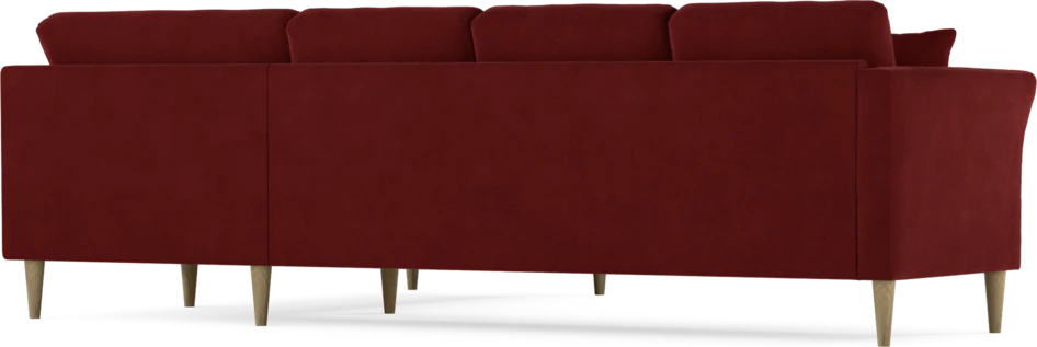 Eden - Hörnsoffa, 3+2-sits - Röd