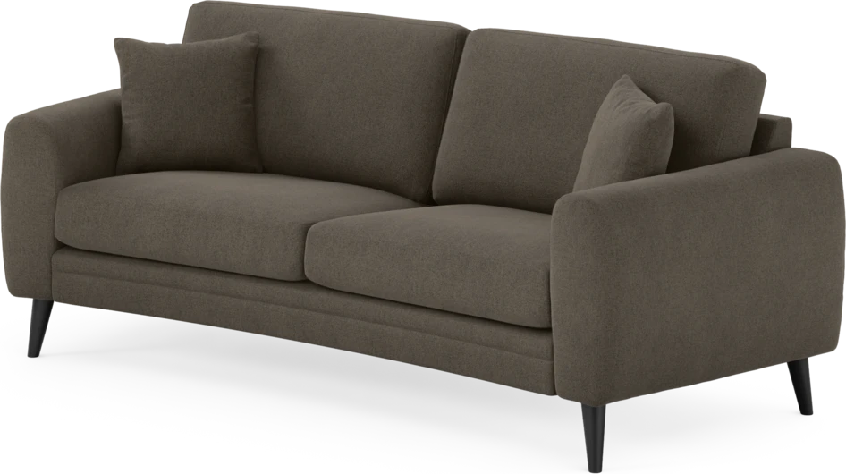 Eden - 2,5-sits soffa svängd - Brun