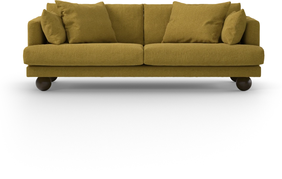 Harper - 3-sits soffa - Gul