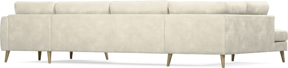 Bridge - 3-sits soffa med divan vänster och schäslong höger - Vit