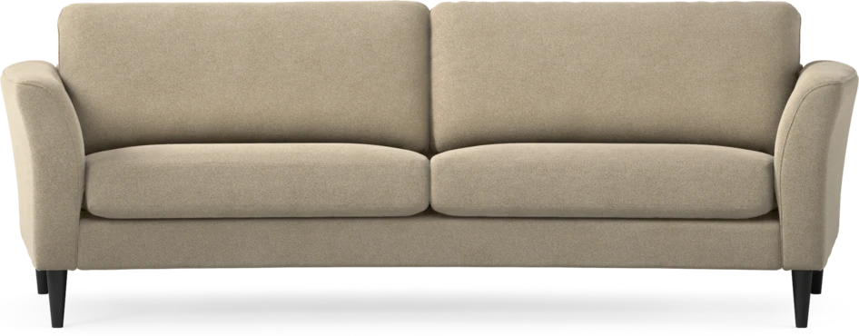 Bridge - 3-sits soffa svängd - Beige