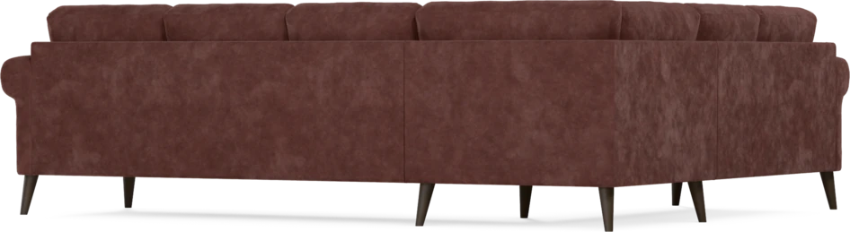 Eden - Hörnsoffa, 2+3-sits - Röd