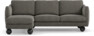 Madison Lux - 2-sits soffa med schäslong vänster - Grå