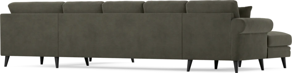Eden - 3-sits soffa med schäslong vänster och divan höger - Grå