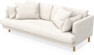 Harper - 3-sits soffa, hel dyna - Vit