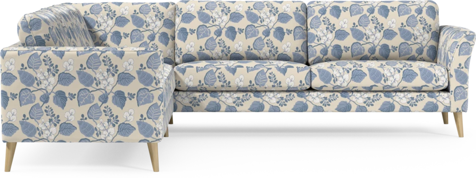 Bridge - Hörnsoffa, 2+3-sits - Blå