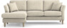 Eden - 2-sits soffa med schäslong - Beige