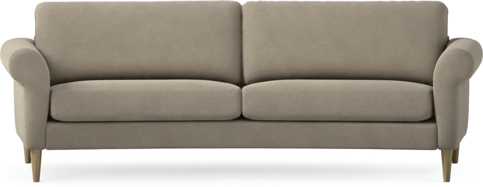 Bridge - 3-sits soffa svängd - Beige