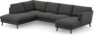 Madison Lux - 2-sits soffa med divan vänster och schäslong höger - Grå