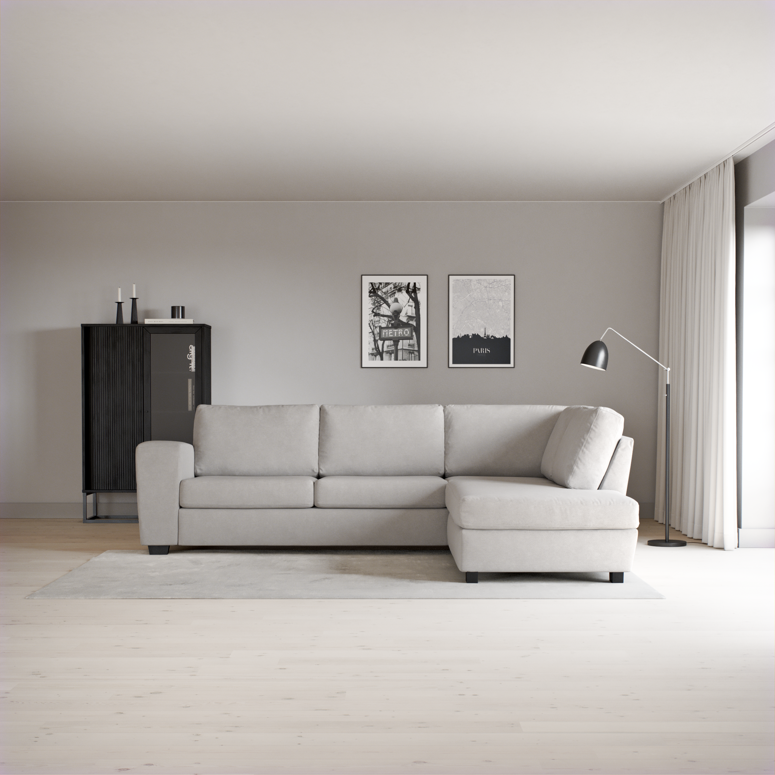 Friday - 2,5-sits soffa med divan höger - inspiration