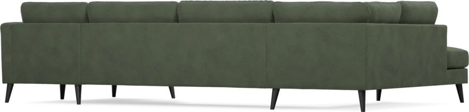 Bridge - 3-sits soffa med divan vänster och schäslong höger - Grön