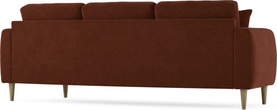 Eden - 3-sits soffa svängd - Orange