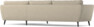 Madison - 3-sits soffa med schäslong höger - Beige