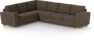Friday - Hörnsoffa, 2+3-sits - Brun
