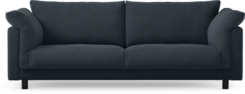 Cherrie - 3-sits soffa, fast klädsel - Blå