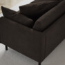 Harper - 3-sits soffa, hel dyna - Brun