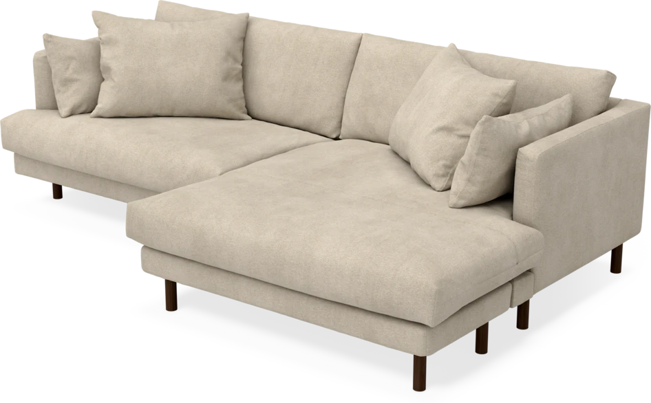 Harper - 4-sits med schäslong XL höger - Beige