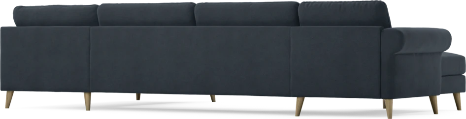 Bridge - 3-sits soffa med schäslong vänster och divan höger - Blå