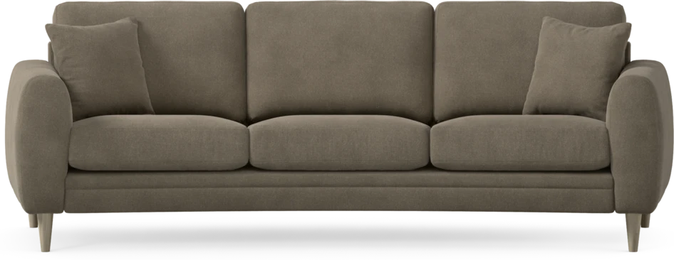 Eden - 3-sits soffa svängd - Beige