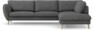 Madison Lux - 3-sits soffa med divan höger - Vit