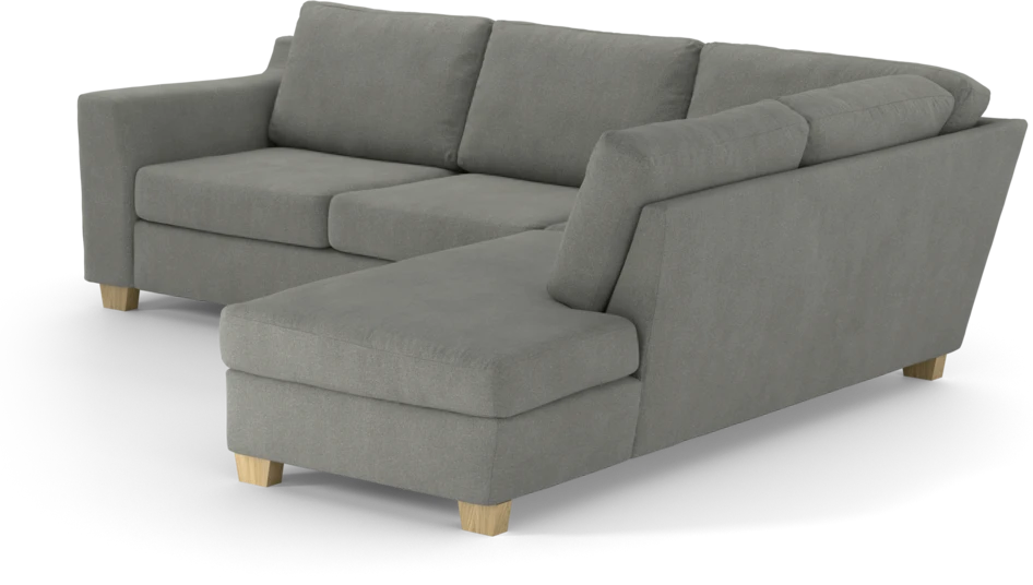 Friday - 2,5-sits soffa med divan höger - Grå