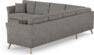 Eden - Hörnsoffa 3+3 - Grå