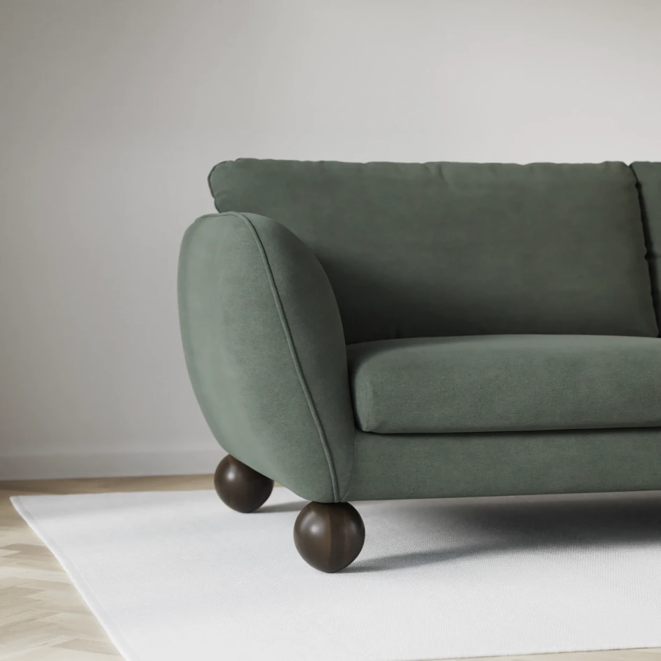 Madison Lux - Hörnsoffa 2+3-sits, hörn 2 - Grön