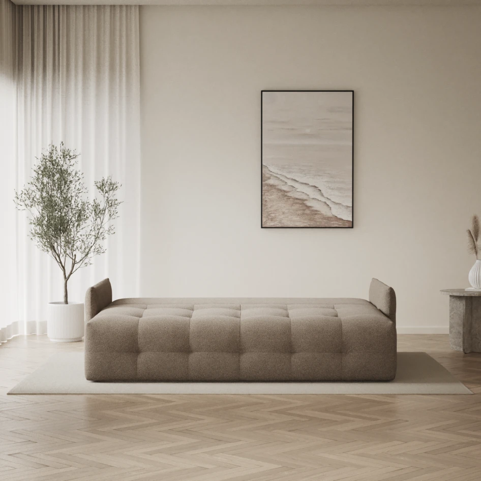 Bella - Bäddsoffa 3-sits - Brun
