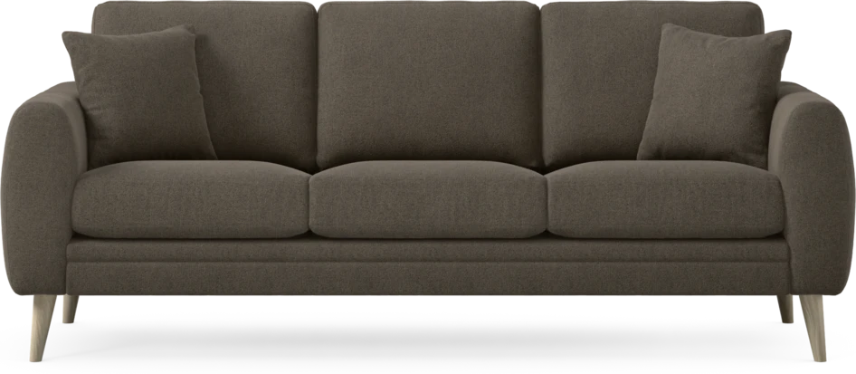Eden - 3-sits soffa - Brun