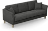 Eden - 3-sits soffa - Svart