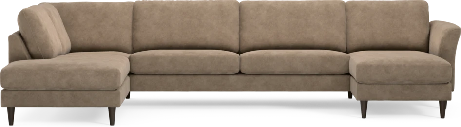 Bridge - 3-sits soffa med divan vänster och schäslong höger - Beige