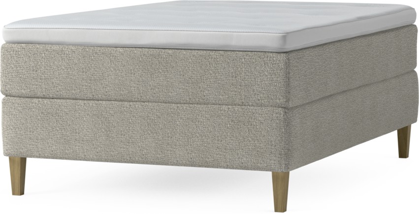 Delux Dream - Kontinentalsäng, enkelsäng 140 cm med bäddmadrass och sängben