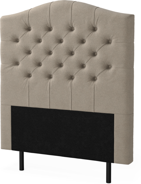 New York välvd - Sänggavel, 90-210 cm - Beige
