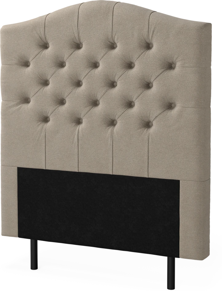 New York välvd - Sänggavel, 90-210 cm - Beige