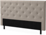 Delux Pikerad Låg - Sänggavel, 90-210 cm - Beige
