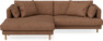 Harper - 4-sits med schäslong XL vänster - Orange