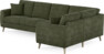 Eden - Hörnsoffa, 3+1-sits - Grön