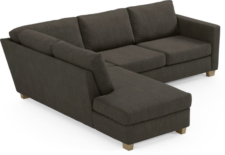 Friday - 2,5-sits soffa med divan vänster - Brun