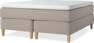 Delux Exclusive - Kontinentalsäng, dubbelsäng med bäddmadrass - Beige