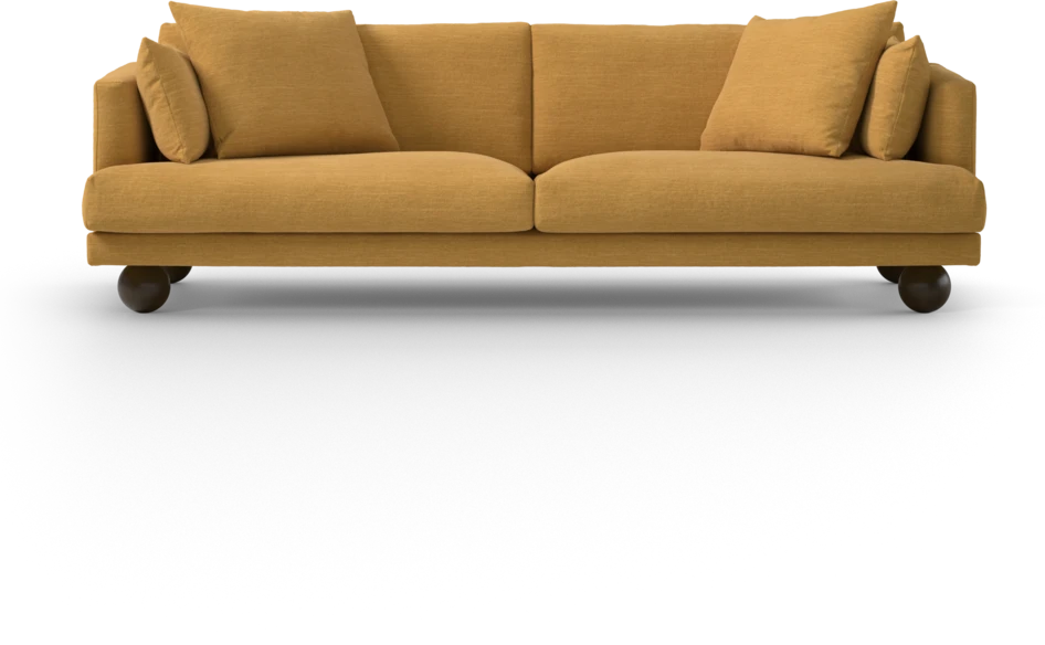 Harper - 4-sits soffa - Gul