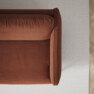 Madison Lux - 2-sits soffa med schäslong vänster - Röd