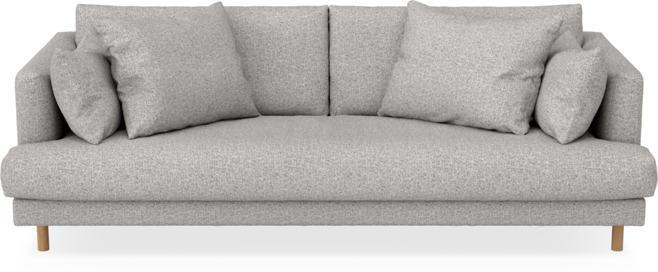 Harper - 3-sits soffa, hel dyna - Vit