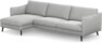 Madison Lux - 3-sits soffa med schäslong vänster - Grå