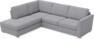 Friday - 2,5-sits soffa med divan vänster - Grå