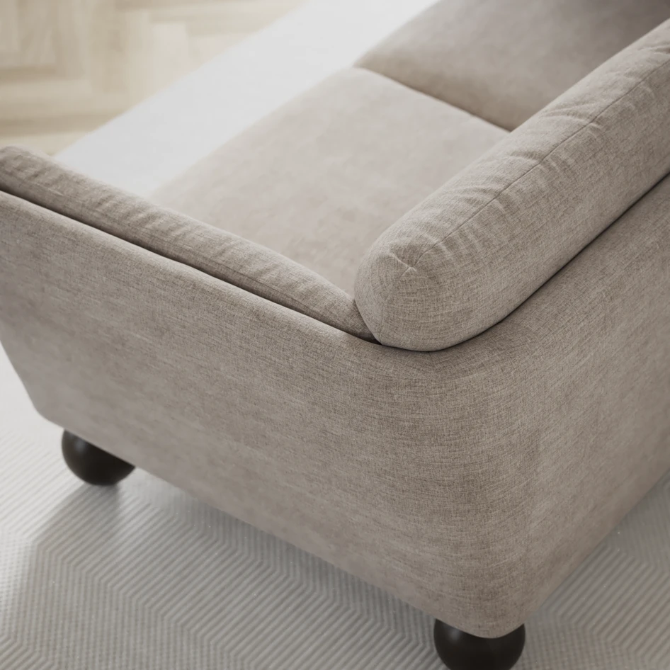 Madison Lux - Hörnsoffa med schäslong höger - Beige