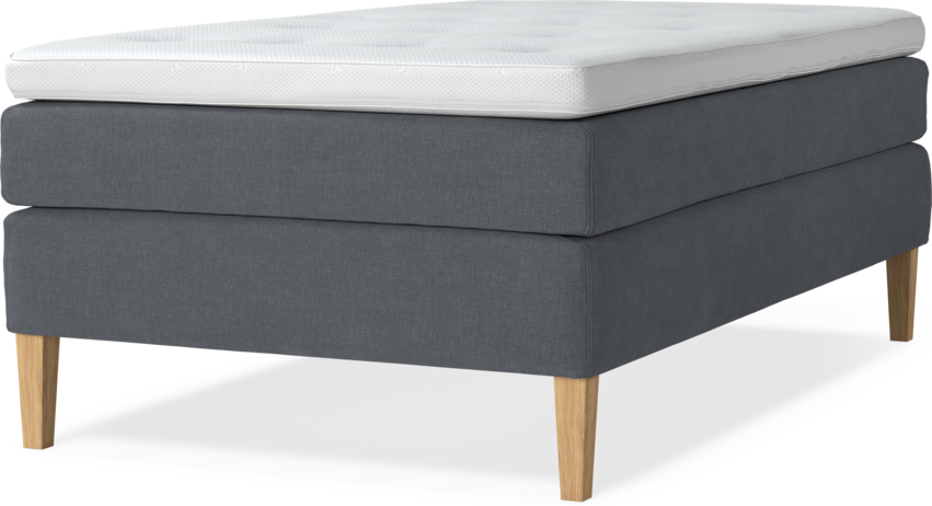 Delux Sense - Kontinentalsäng, enkelsäng 120 cm med bäddmadrass