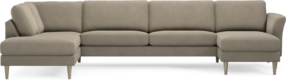Bridge - 3-sits soffa med divan vänster och schäslong höger - Beige