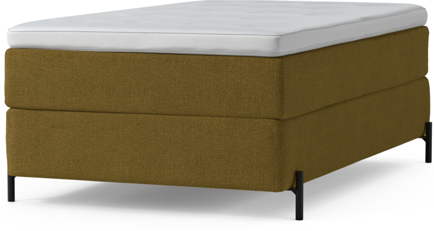 Delux Dream - Kontinentalsäng, enkelsäng 120 cm med bäddmadrass och sängben